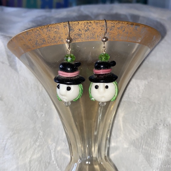 Real Diehl Jewelry Jewelry - Handcrafted Witches Head Earrings